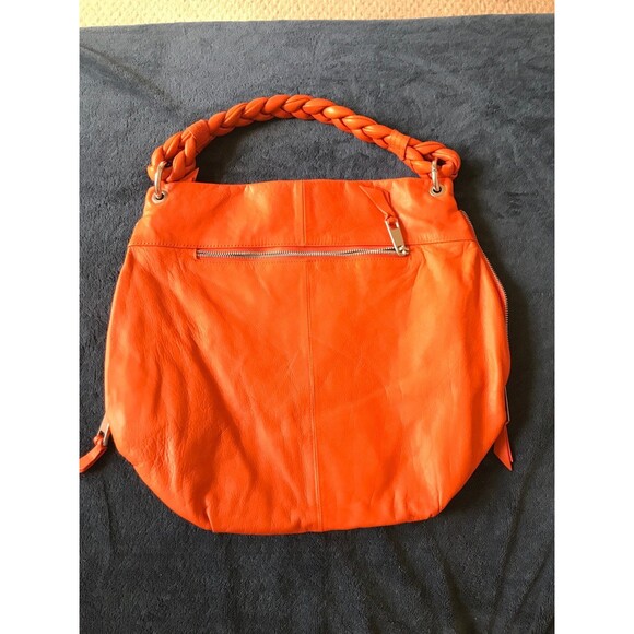 Fenn Wright Manson oversized hobo bag in orange - Picture 2 of 12